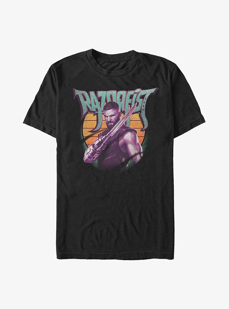 Marvel Shang-Chi And The Legend Of Ten Rings Razorfist Sunset T-Shirt