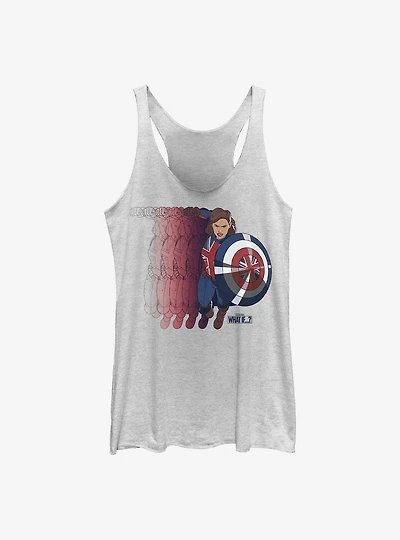 Marvel What If...? Captain Carter Shield Girls Tank