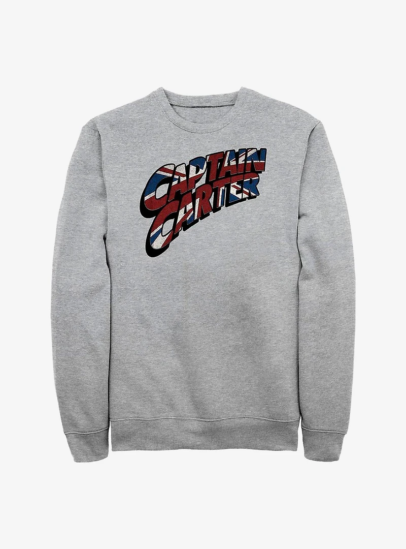 Marvel What If...? Captain Carter Crew Sweatshirt