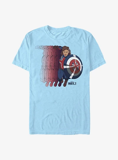 Marvel What If...? Captain Carter Shield T-Shirt