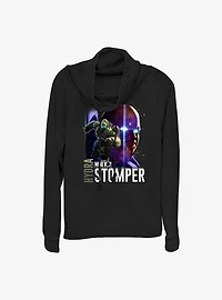 Marvel What If...? Watcher Hydra Stomper Cowlneck Long-Sleeve Girls Top