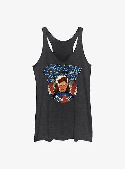 Marvel What If...? Captain Carter Fierce Girls Tank