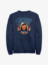 Marvel What If...? Captain Carter Fierce Crew Sweatshirt