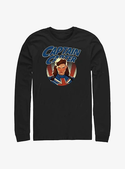 Marvel What If...? Captain Carter Fierce Long-Sleeve T-Shirt
