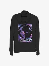 Marvel What If...? The Watcher Poster Cowlneck Long-Sleeve Girls Top