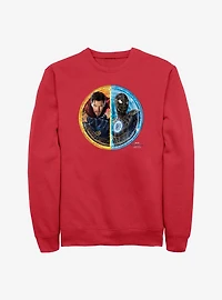 Marvel Spider-Man: No Way Home Spidey Doctor Strange Circle Crew Sweatshirt