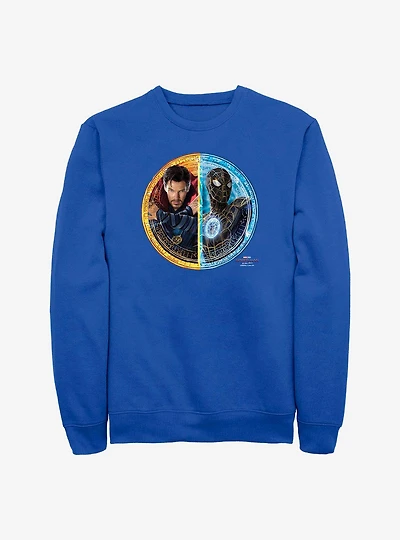 Marvel Spider-Man: No Way Home Spidey Doctor Strange Circle Crew Sweatshirt