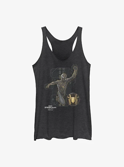 Marvel Spider-Man: No Way Home Black Tech Suit Girls Tank