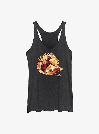 Marvel Spider-Man: No Way Home Gold Web Shot Girls Tank