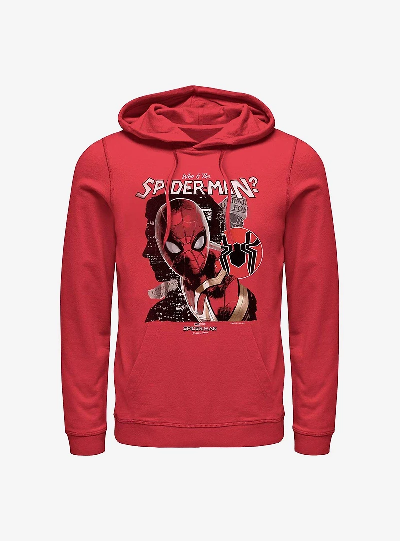 Marvel Spider-Man: No Way Home Who Is He? Hoodie