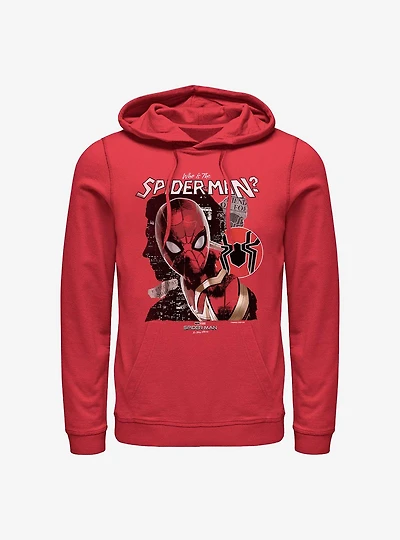 Marvel Spider-Man: No Way Home Who Is He? Hoodie