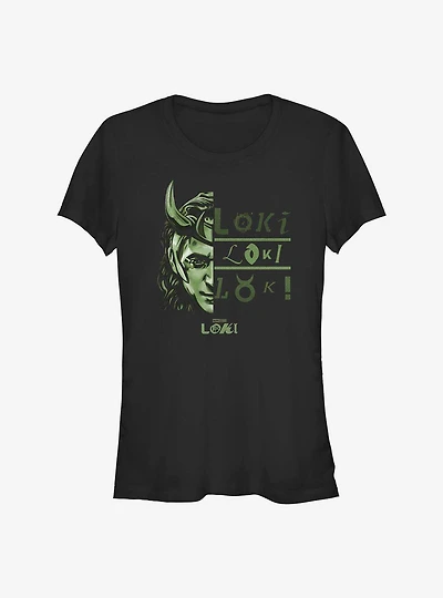 Marvel Loki Symbols Girls T-Shirt