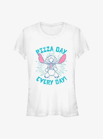 Disney Lilo & Stitch Pizza Day Every Girls T-Shirt
