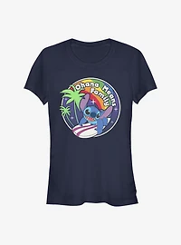Disney Lilo & Stitch Rainbow Ohana Means Family Girls T-Shirt