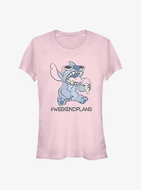 Disney Lilo & Stitch Weekend Plans Girls T-Shirt