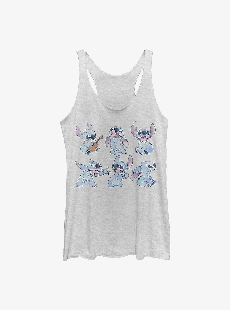Disney Lilo & Stich Watercolor Girls Tank