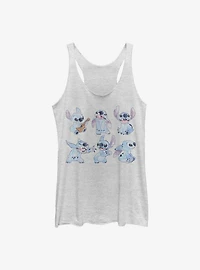 Disney Lilo & Stich Watercolor Girls Tank