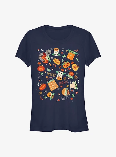 Star Wars The Mandalorian Child Candy Hunter Girls T-Shirt