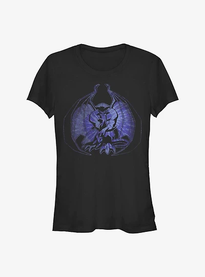 Disney Gargoyles Goliath Tie Dye Fill Girls T-Shirt