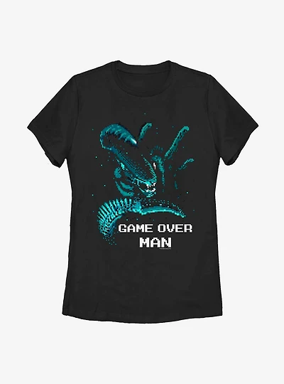Alien Pixel Womens T-Shirt