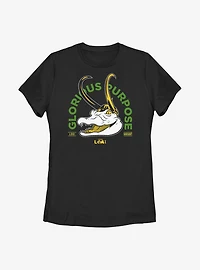 Marvel Loki Gator Glorious Purpose Womens T-Shirt