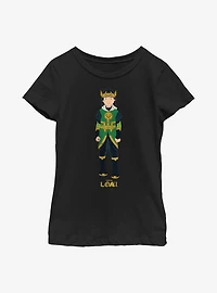 Marvel Loki Child Hero Youth Girls T-Shirt