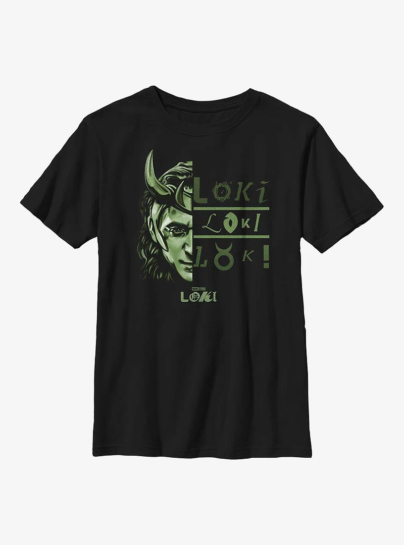 Marvel Loki Big Metaphor Youth T-Shirt
