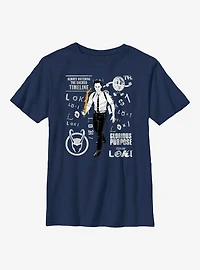 Marvel Loki Scramble Youth T-Shirt