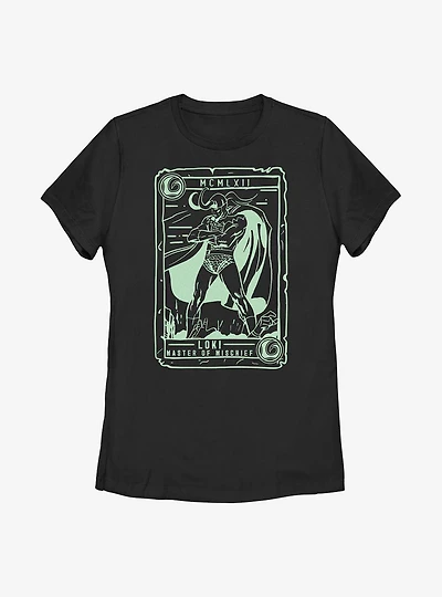 Marvel Loki Collector Card Womens T-Shirt