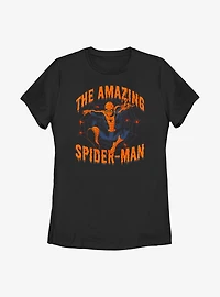 Marvel Spidey Font Drip Womens T-Shirt
