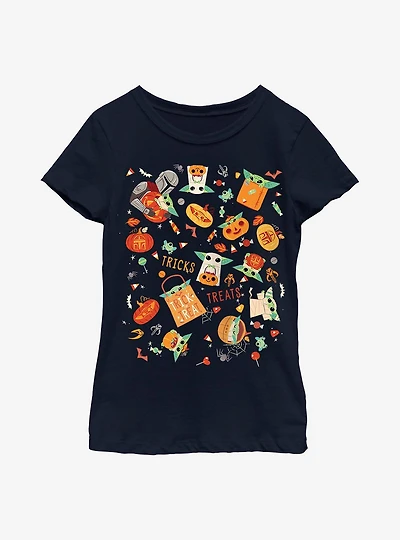 Star Wars The Mandalorian Candy Hunter Youth Girls T-Shirt