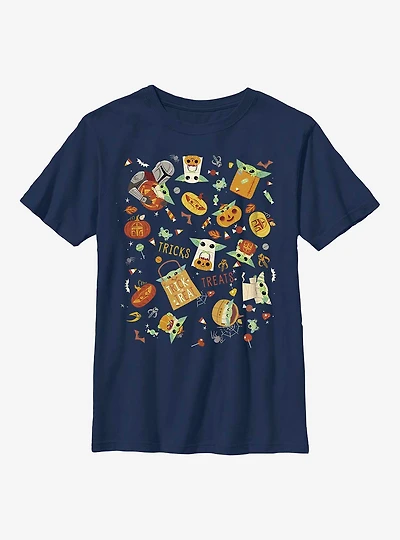 Star Wars The Mandalorian Candy Hunter Youth T-Shirt