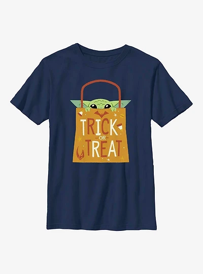 Star Wars The Mandalorian Trick or Treat Youth T-Shirt