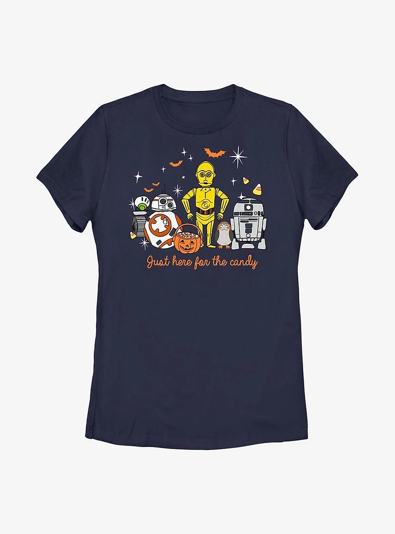 Star Wars Here For Candy Womens T-Shirt