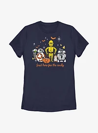 Star Wars Here For Candy Womens T-Shirt
