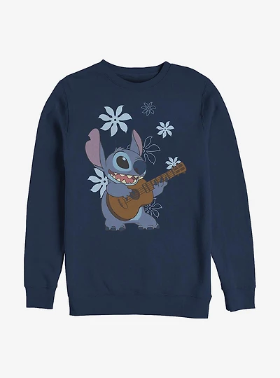 Disney Lilo And Stitch Flowers Sweatshirt