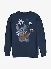 Disney Lilo And Stitch Flowers Sweatshirt
