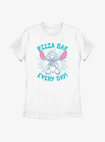 Disney Lilo And Stitch Pizza Day Every Womens T-Shirt
