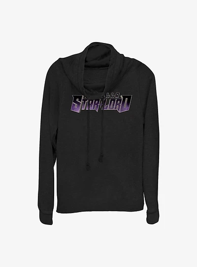 Marvel What If...? T'Challa Was Star-Lord Cowlneck Long-Sleeve Girls Top