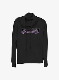Marvel What If...? T'Challa Was Star-Lord Cowlneck Long-Sleeve Girls Top