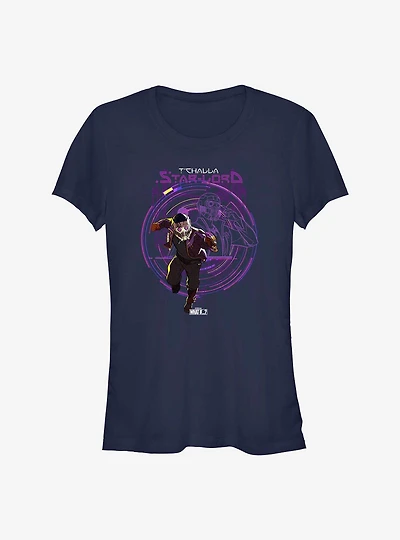 Marvel What If...? T'Challa Star-Lord Girls T-Shirt