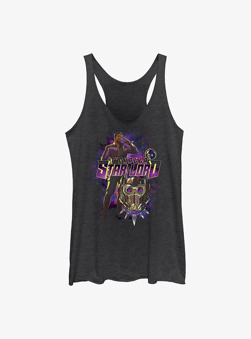 Marvel What If...? T'Challa Star-Lord Girls Tank