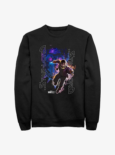 Marvel What If...? Galaxy King Star-Lord Crew Sweatshirt