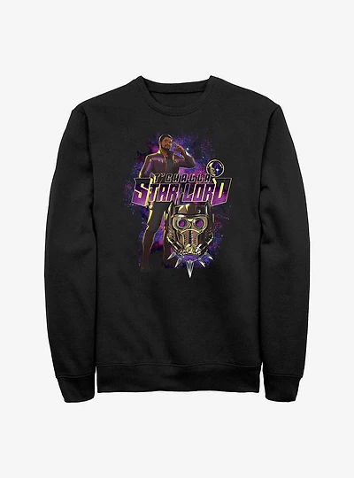Marvel What If...? T'Challa Star-Lord Crew Sweatshirt