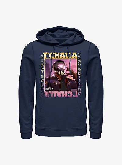 Marvel What If...? T'Challa Was Star-Lord Frame Hoodie
