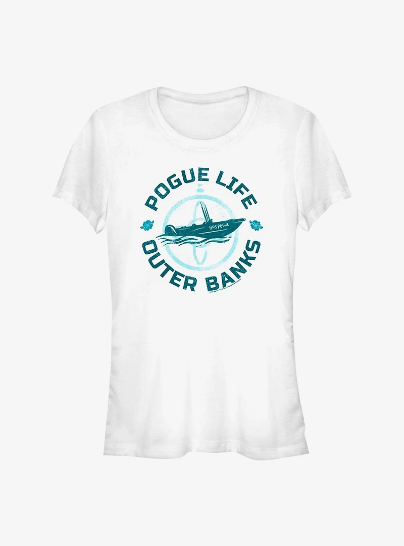 Outer Banks Pogue Life Circle Girls T-Shirt