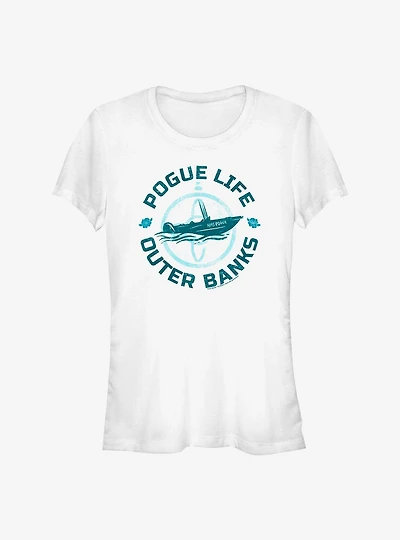 Outer Banks Pogue Life Circle Girls T-Shirt