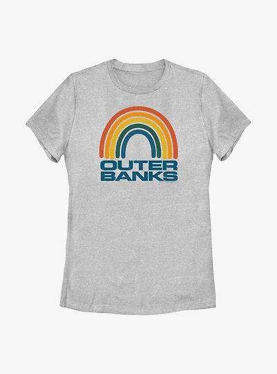 Outer Banks OBX Rainbow Womens T-Shirt
