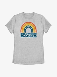 Outer Banks OBX Rainbow Womens T-Shirt