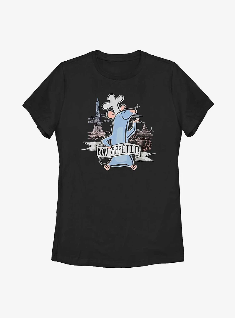 Disney Pixar Ratatouille Bon App?t Womens T-Shirt